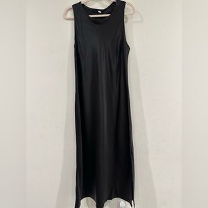 LilySilk Slouchy Chic Bias Silk Maxi Dress